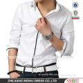 man's new style non-iron slim fit square collar casual shirt